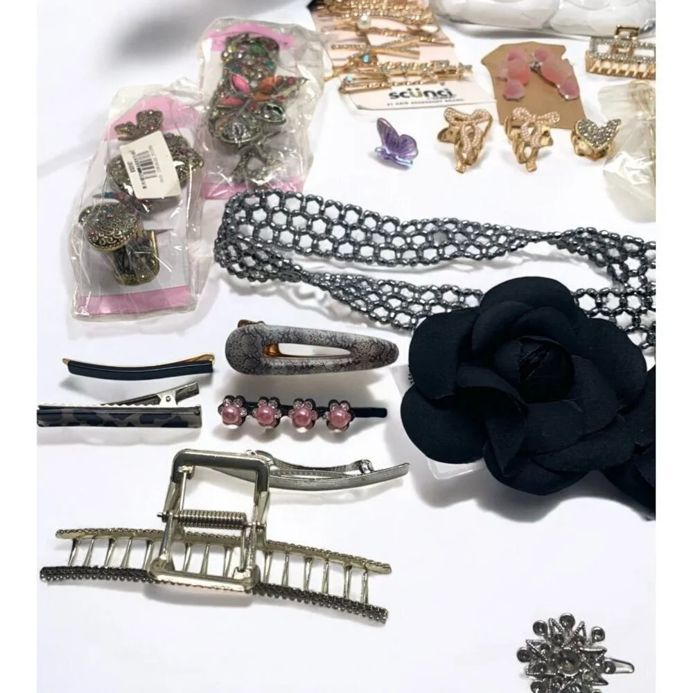 ✨ Huge Hair Accessories Bundle~2 lb Mix | Clips, Scrunchies, Barrettes & More ✨
